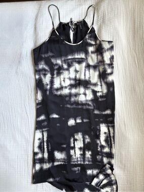 BCBGMAXAZRIA Rory High-Low Slip Dress